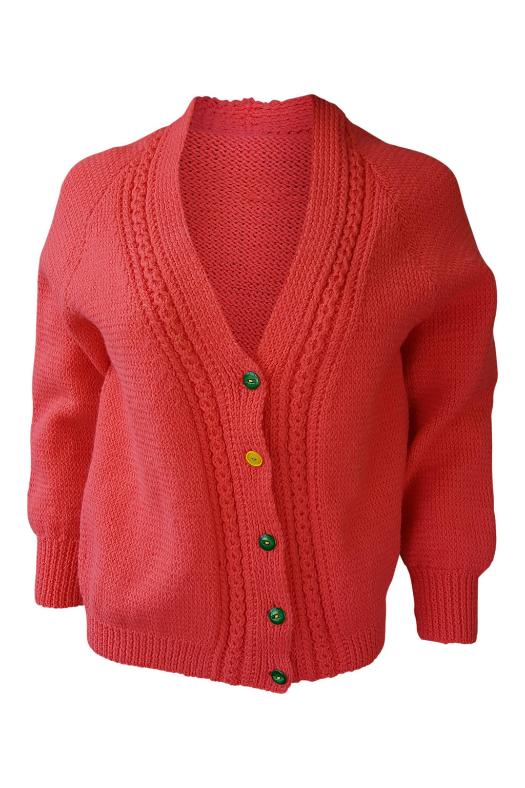 UNBRANDED Vintage Pink Cardigan (M)-The Freperie-The Freperie
