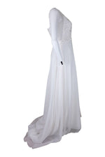 Load image into Gallery viewer, VINTAGE STYLE Demure Wedding Dress (S)-The Freperie-The Freperie
