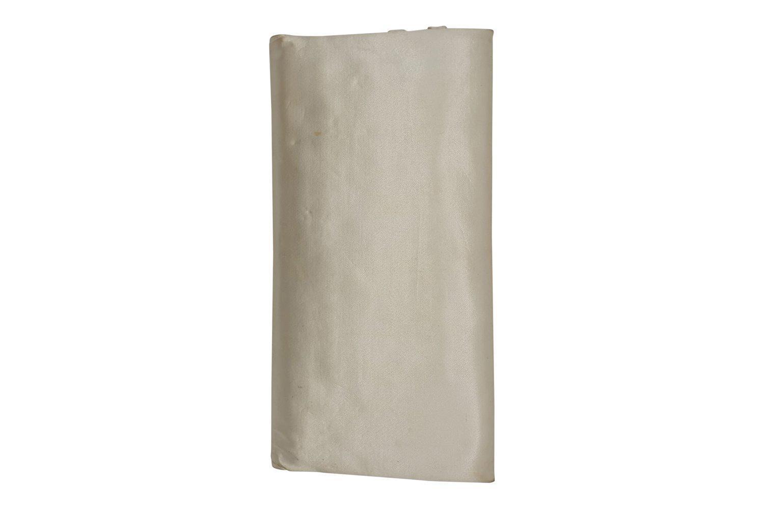 UNLABELLED Vintage cream clutch purse bag (M)-Unlabelled-The Freperie