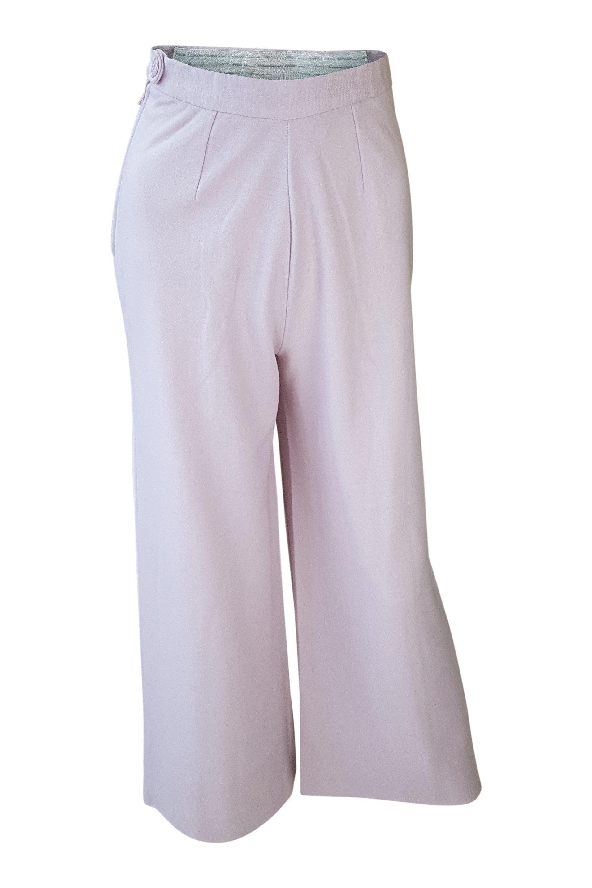 SONIA RYKIEL Pastel Purple Trousers (UK 6)-Sonia Rykiel-The Freperie