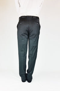 VALENTINO Virgin Wool Grey Trousers (Unhemmed)-Valentino-The Freperie