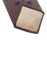 Load image into Gallery viewer, VALENTINO Vintage Silk Orange Grey Black Geometric Print Tie-Valentino-The Freperie
