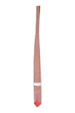 Load image into Gallery viewer, VALENTINO Vintage Silk Brown Tie Red Grey Stripe Repeat-Valentino-The Freperie
