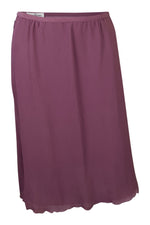 Load image into Gallery viewer, VALENTINO Vintage Plum Purple Silk Skirt (UK 6)-Valentino-The Freperie
