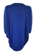 Load image into Gallery viewer, VERSACE Royal Blue Wool Jumper Dress (IT 42)-Versace-The Freperie
