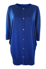 Load image into Gallery viewer, VERSACE Royal Blue Wool Jumper Dress (IT 42)-Versace-The Freperie
