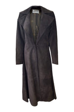 Load image into Gallery viewer, VERSACE Gianni Versace Vintage Brown Long Leather Coat (40)-Versace-The Freperie
