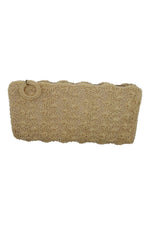 Load image into Gallery viewer, UNLABELLED VINTAGE light taupe shell woven clutch bag (M)-Unlabelled-The Freperie
