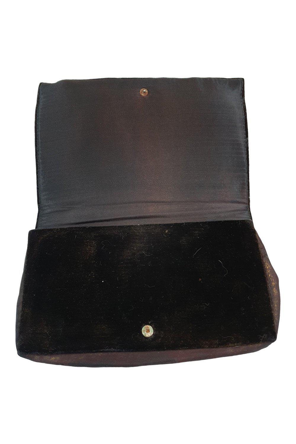 VINTAGE Jagat Narain & Sons Genuine Gold and Silver Thread Handmade Zardozi Bag (S)-Unbranded-The Freperie