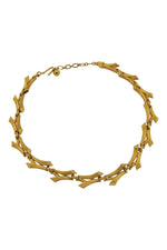 Load image into Gallery viewer, VINTAGE TRIFARI Gold Plated 1960s Flexible Collar Necklace (15&quot;)-The Freperie

