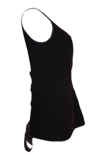 Load image into Gallery viewer, VINTAGE VALENTINO Boutique Brown Velvet Bodice (12)-Valentino-The Freperie
