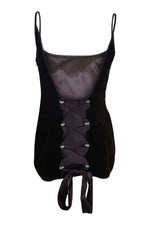 Load image into Gallery viewer, VINTAGE VALENTINO Boutique Brown Velvet Bodice (12)-Valentino-The Freperie
