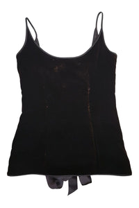 VINTAGE VALENTINO Boutique Brown Velvet Bodice (12)-Valentino-The Freperie
