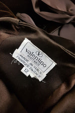 Load image into Gallery viewer, VINTAGE VALENTINO Boutique Brown Velvet Bodice (12)-Valentino-The Freperie
