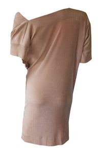 VIVIENNE WESTWOOD Anglomania Ballet Pink Glitter Draped Dress (XS)-Vivienne Westwood Anglomania-The Freperie