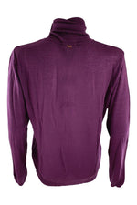 Load image into Gallery viewer, WtR 100% Fine Wool Cosy Turtle Neck Knit Pullover Aubergine (M)-WtR-The Freperie
