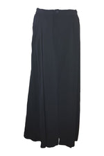 Load image into Gallery viewer, YVES SAINT LAURENT Vintage Black Maxi Skirt (10)-Yves Saint Laurent-The Freperie
