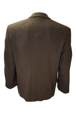 Load image into Gallery viewer, YVES SAINT LAURENT Men&#39;s Vintage Brown Wool Blend Single Breast Jacket-Yves Saint Laurent-The Freperie
